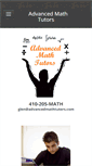 Mobile Screenshot of advancedmathtutors.com